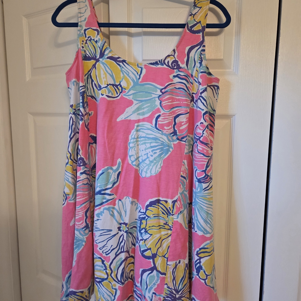 Vibrant Floral Sleeveless Dress - Picture 3 of 3